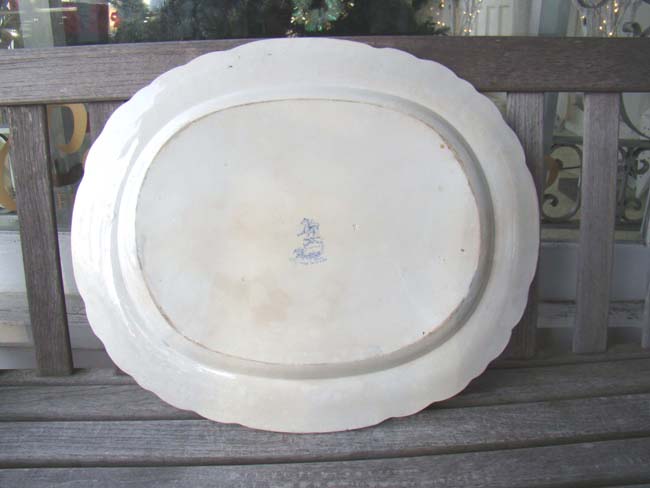 A large 19th century Staffordshire Platter by Thomas Mayer circa 1830 — image 3